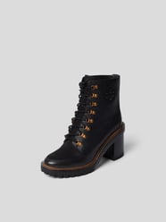 Bikerboots mit Blockabsatz von Tory Burch Schwarz - 42