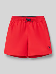 Kąpielówki ze sznurkiem w tunelu od Polo Ralph Lauren Kids - 1