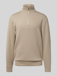 Regular fit sweatshirt van viscosemix, model 'EMANUEL' van SELECTED HOMME Beige - 34