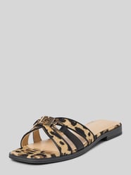 Mokasyny z mieszanki skóry model 'Realla' od GUESS - 36