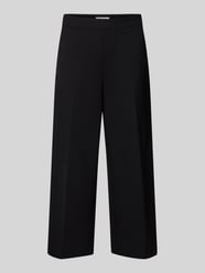 Spodnie do garnituru o szerokim kroju z mieszanki wiskozy z elastycznym pasem od More & More - 15