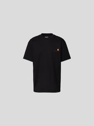 T-Shirt mit Label-Stitching von Carhartt WIP Schwarz - 21
