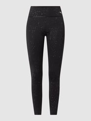 Tight Fit High Waist Sportleggings mit Sternmuster - dryCELL von PUMA PERFORMANCE Grau / Schwarz - 32