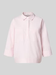 regular fit blouse platte kraag model 'Fadessa' van OPUS Fuchsia - 1