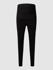 Umstands-Leggings mit elastischem Bund von Mamalicious Grau / Schwarz - 17