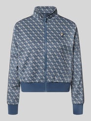 Regular Fit Sweatjacke mit Allover-Logo-Print von GUESS Activewear - 39