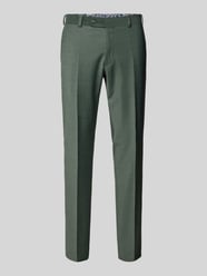 Slim fit pantalon met persplooien van WILVORST - 9