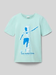 t-shirt o kroju regular fit z czystej bawełny od s.Oliver RED LABEL - 46