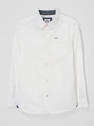 Hemd mit Stretch-Anteil Modell 'Karl' von Pepe Jeans Weiß - 28