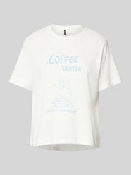 Comfort Fit T-Shirt aus reiner Baumwolle Modell 'SONYA METTE' von Vero Moda - 29