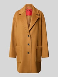 Relaxed fit lange wollen jas met reverskraag, model 'TAROCCO' van MAX&Co. - 2