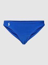 Bikini-Hose mit Logo-Stitching Modell 'DEVIN' von Polo Ralph Lauren Blau - 32