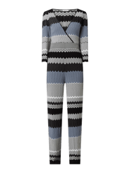 Jumpsuit met ajourpatroon, model 'Florine' van FREEBIRD Blauw / turquoise - 22