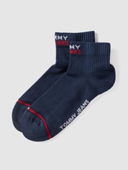 Sneakersocken mit Label-Print im 2er-Pack von Tommy Jeans Blau - 7