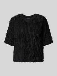Regular Fit T-Shirt mit Rüschenbesatz und Rundhalsausschnitt von Jake*s Collection - 27