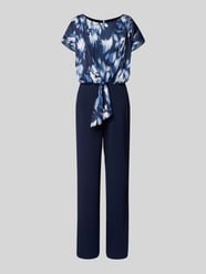 Jumpsuit mit Knotendetail von Swing Blau - 6