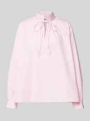 Regular Fit Bluse mit Schleifen-Detail von Rich & Royal Rosa - 21