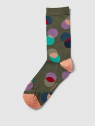 Socken mit grafischem Allover-Muster Modell 'laurent' von Thought Grün - 16
