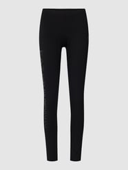 Legging met labelprint van EA7 Emporio Armani Zwart - 40