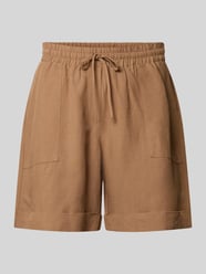 Szorty w kroju regular fit z mieszanki wiskozy model 'Malotta' od OPUS PANTS - 1