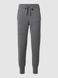 Strickhose aus reinem Kaschmir von Jake*s Casual Grau - 25