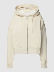 Bluza rozpinana z bocznymi wpuszczanymi kieszeniami od REVIEW Beżowy - 41