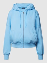 Sweatjacke mit Label-Stitching von Polo Ralph Lauren Blau - 18