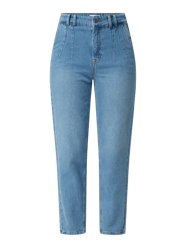 Mom fit jeans van katoen, model 'Stormy'  van Nümph Blauw - 33