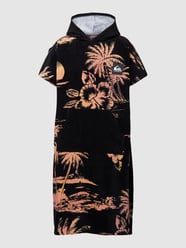 Strandtuch mit Kapuze und Allover-Muster von Quiksilver Orange - 11