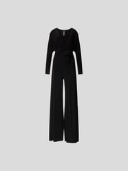 Jumpsuit mit V-Ausschnitt von Norma Kamali Schwarz - 28