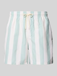 Badeshorts mit Streifenmuster Modell 'DANE' von SELECTED HOMME - 4
