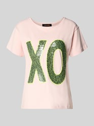 T-Shirt mit Paillettenbesatz von miss goodlife Pink - 12