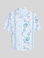 Relaxed Fit Freizeithemd aus Seersucker mit Logo-Stitching von adidas Originals - 10