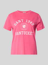 T-shirt met labelprint van GANT - 42