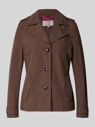 Kurtka w kroju regular fit z kołnierzem z połami od Christian Berg Woman Selection - 6