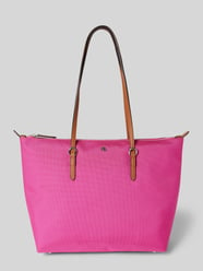 Handtasche mit Label-Applikation Modell 'KEATON' von Lauren Ralph Lauren Pink - 24