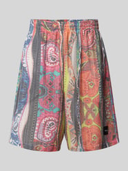 Straight Fit Shorts in Crochet-Optik mit Viskose-Anteil von COLUCCI - 45