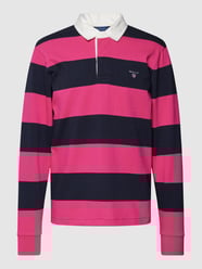 Sweatshirt met polokraag van Gant Roze - 42