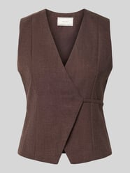 Gilet met V-hals, model 'Samara' van Neo Noir - 1