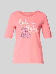 t-shirt o kroju regular fit z mieszanki bawełny z nadrukiem z motywem od Tom Tailor - 35