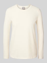 Bluzka z długim rękawem o kroju slim fit z mieszanki bawełny model ‘CRIS’ od MM - 8