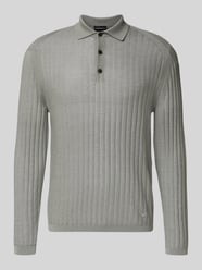 Slim Fit Pullover aus Lyocell-Mix mit Schurwoll-Anteil von Emporio Armani - 38