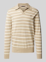 Strickpullover mit Polokragen von Tommy Hilfiger Beige - 35