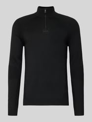 Regular Fit Troyer mit Schurwoll-Anteil Modell 'TOUR SEAMLESS QZ' von BOSS Green - 9