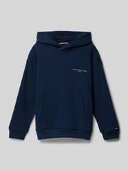 Hoodie met logostitching van Tommy Hilfiger Kids - 6