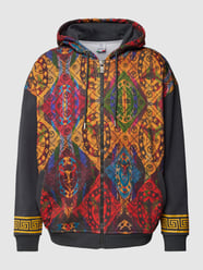 Sweatjack met labeldetails van CARLO COLUCCI Grijs - 35