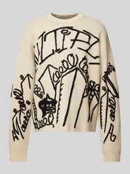 Gebreide pullover met statementprints van Multiply Apparel - 35