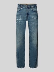 Tapered Fit Jeans aus Baumwoll-Mix Modell 'TROY' von BOSS Orange - 12
