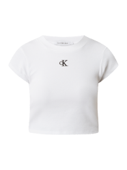 Cropped T-Shirt mit Rippenstruktur von Calvin Klein Jeans - 19