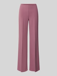 Flared Fit Stoffhose mit Bügelfalten von Rinascimento Pink - 42